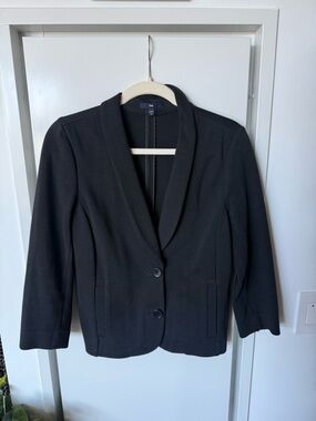 Gap Women's Black Tailored Blazer Jacket